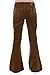 Run & Fly Men's 70's Retro Vintage Bellbottom Corduroy Super Flares