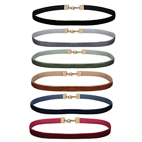 Bodyj4you 6pcs choker neck set for women s velvet adjustable choc…