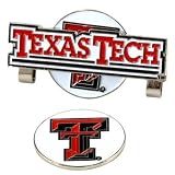 Texas Tech Red Raiders Slider Hat Clip W/ Golf Ball Marker - NCAA College Athletics