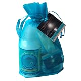 Bungalow Glow by Bubble Shack Hawaiian Loofah Soap, Lotion and Soy Wax Travel Tin Gift Set - Waters Ocean Bliss