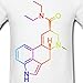 Spreadshirt LSD Shirt Acid Chemical Structure Men's T-Shirt