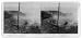 Stereoview (S): Johnstown disaster May 31 89--debris on fire at bridge / Filson & Son Photo. Steub