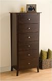 Prepac Emh-2556 Manhattan 6 Drawer Lingerie Espresso