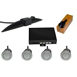 Slim Einparkhilfe / PDC LED Display 18mm Sensoren silbervon "Tecwo"