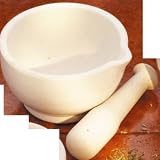 Kitchen Craft Ceramic Mortar and Pestle 136mm- gift boxed