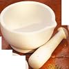 Kitchen Craft Mortar and Pestle, Ceramic 136mm