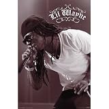 LIL WAYNE BLACK WHITE 24X36 POSTER RAPPER PHOTO 24836
