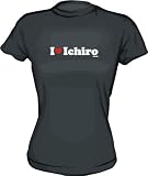 I Heart (Love) Ichiro Women's Tee Shirt XL-Light Blue Babydoll