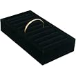 Black Cuff Bangle Bracelet Watch Insert Display Tray