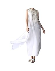 Chiffon/Cotton/Linen/Organza Sleeveless Tank Spring Summer  Dress