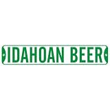  HOOSIER BEER  STREET SIGN INDIANA