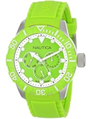 Nautica Unisex N13640G NSR 101 Multi- South Beach Classic Analog with Enamel Bezel Watch