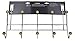Home Basics 5 Wooden Dual Hook Over the Door Steel Organizing Rack for Clothes, Coats, Towels and Bags, Natural