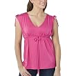 Xhilaration Fuschia Tie Waist and Shoulders Top - M