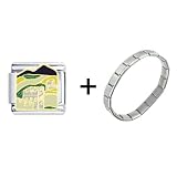 The Great Wall Of China Italian Charm Bracelet