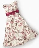 Bonnie Jean Girls Soutache Dress With Organza Sash