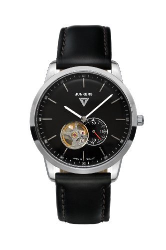 Junkers Watches Mens Automatic Watch 6c60 With Leather Strap