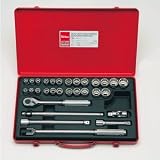 エスコ 1/2"sqソケットレンチセット EA618C-14