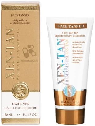 Xen-Tan Premium Sunless Tan Face Tanner 80ml/2.7oz - Light/Medium