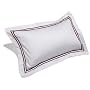 Pinzon 400-Thread-Count 100% Cotton Sateen Hotel Satin Stitch Boudoir Pillow, Bordeaux