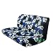 Universal-fit Hawaiian Bench Seat Cover - Blue Hawaii Hibiscus Floral Print