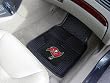 FANMATS 8908 NFL Tampa Bay Buccaneers Front Heavy Duty Vinyl Car Mat - 2 Pieces