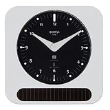 Solar Wanduhr mit Rauchmelder