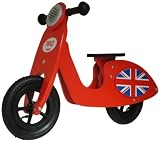 Tidlo Wooden Balance Scooter (Red)