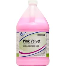 Nyco Products NL384-G4 Pink Velvet Lotionized Dishwash, 1-Gallon Bottle (Case of 4)