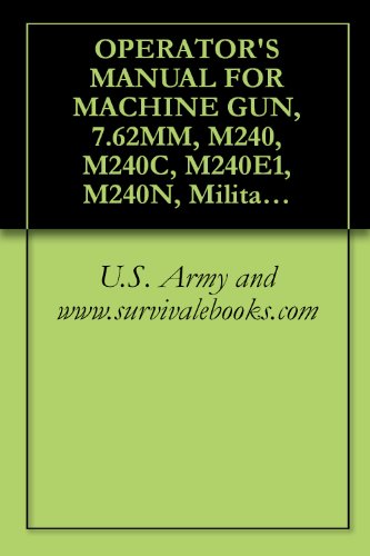 OPERATOR’S MANUAL FOR MACHINE GUN, 7.62MM, M240, M240C, M240E1, M240N