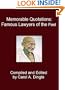 Memorable Quotations: Famous Lawyers of the Past