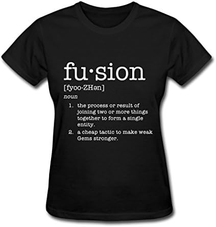 GrayGirl Steven Universe Fusion Definition for Women's T-shirt Black S