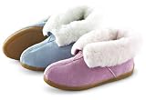 Ladies' Minnetonka Moccasins Sheepskin Ankle Boots Tan