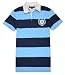 Tommy Hilfiger Men Logo H Striped Polo T-shirt