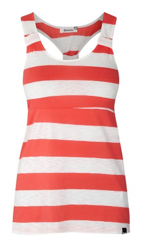 Bench Damen Top STRIPED BANANA, hot coral, M, BLGA2323_OR024 Preisvergleich
