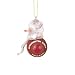 Washington State Cougars Acrylic Snowman Basketball 2.5