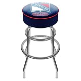 Trademark Poker NHL1000-NYR NHL New York Rangers Padded Bar Stool
