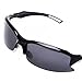 WOLFBIKE UV400 Protection Sports Sunglasses for Cycling Fishing Golf (Sunglasses-Black/White)