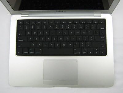 Rasfox Black Preprint KeyBoard Skin For 13" MacBook(Leopard)