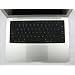 Rasfox Black Preprint KeyBoard Skin For 13" MacBook(Leopard)