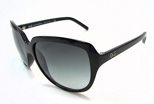 DOLCE & GABBANA D&G 8069 Sunglasses Black 501/8G Shades
