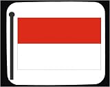 Decorated Mouse Pad with Indonesian, flag, Indonesia