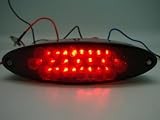 Unverisal LED Tail Brake Light with License Plate Light for Yamaha Kawasaki Honda KTM Harley Davidson ATV Motorcycle Moto Dual Sprot Dirt Bike Banshee Warrior yzf wr Cafe Racer Chopper Custom Street Fighter Dune Buggy Trailer Baja Trike Street Motorcycle