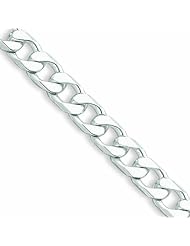 Sterling Silver Polished 6.2mm Curb Chain