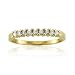 10k Yellow Gold Anniversary Wedding Diamond Ring Band (HI, I, 0.20 carat)