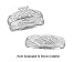 Beautiful White Gold 3pc. Genuine Diamond Set For Him and Her " Special "
