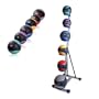 Cap Barbell Colored Medicine Ball Set with Rack