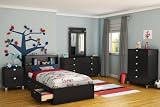 South Shore Spark Collection 5-Drawer Chest, Pure Black