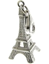 Phil Laender - Silver Eiffel Tower Charm - Sterling Silver - 2.40 Gr - 25 mm