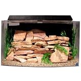 SeaClear(TM) 46 Gallon Bowfront System II Aquarium 36 in. L x 16.25 in. W x 20 in. H Black